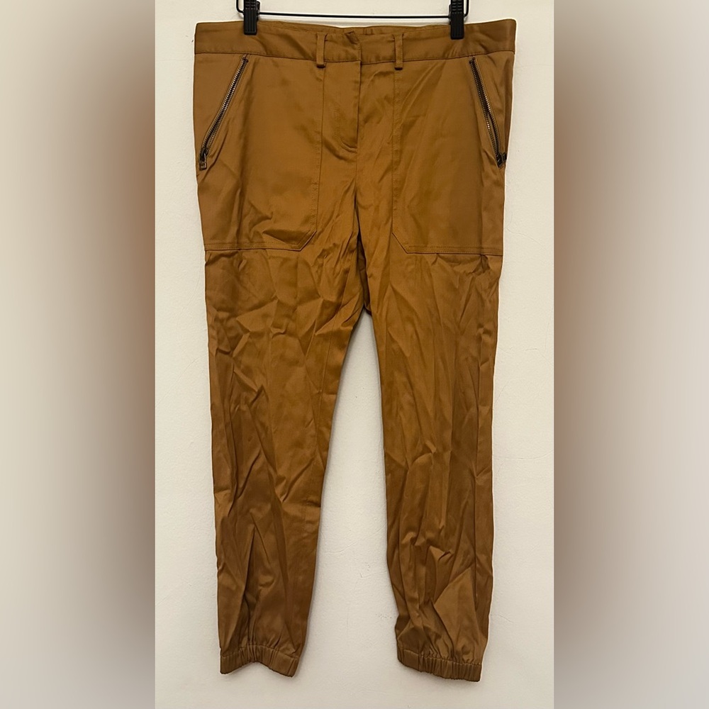 Veronica Beard Dune Cargo Pants in a rusted beige